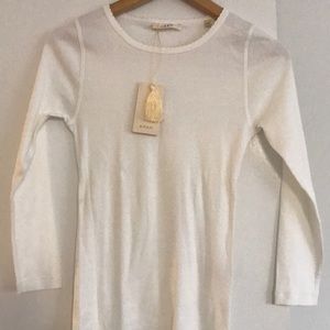 NWT Doen Annie Tee Small in salt